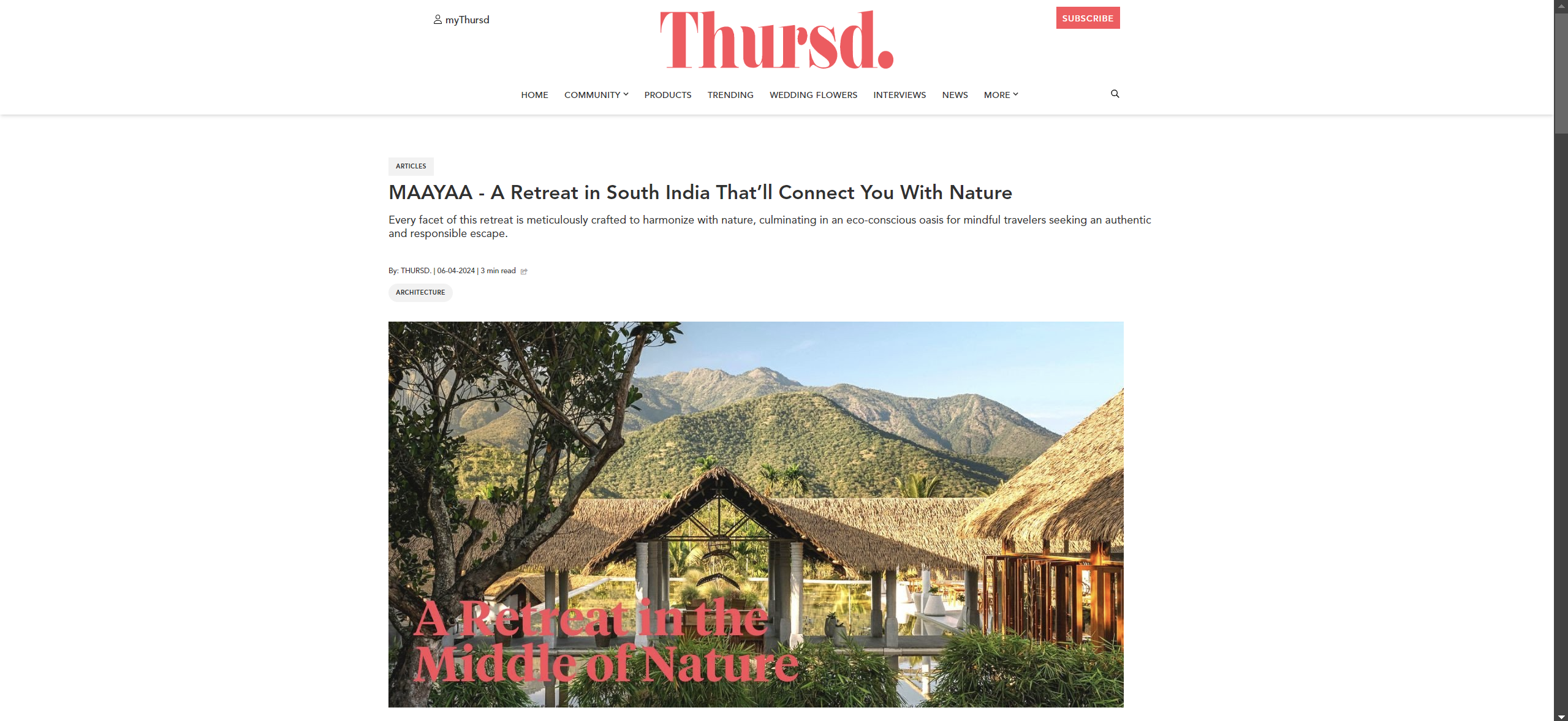 maayaa | thursd