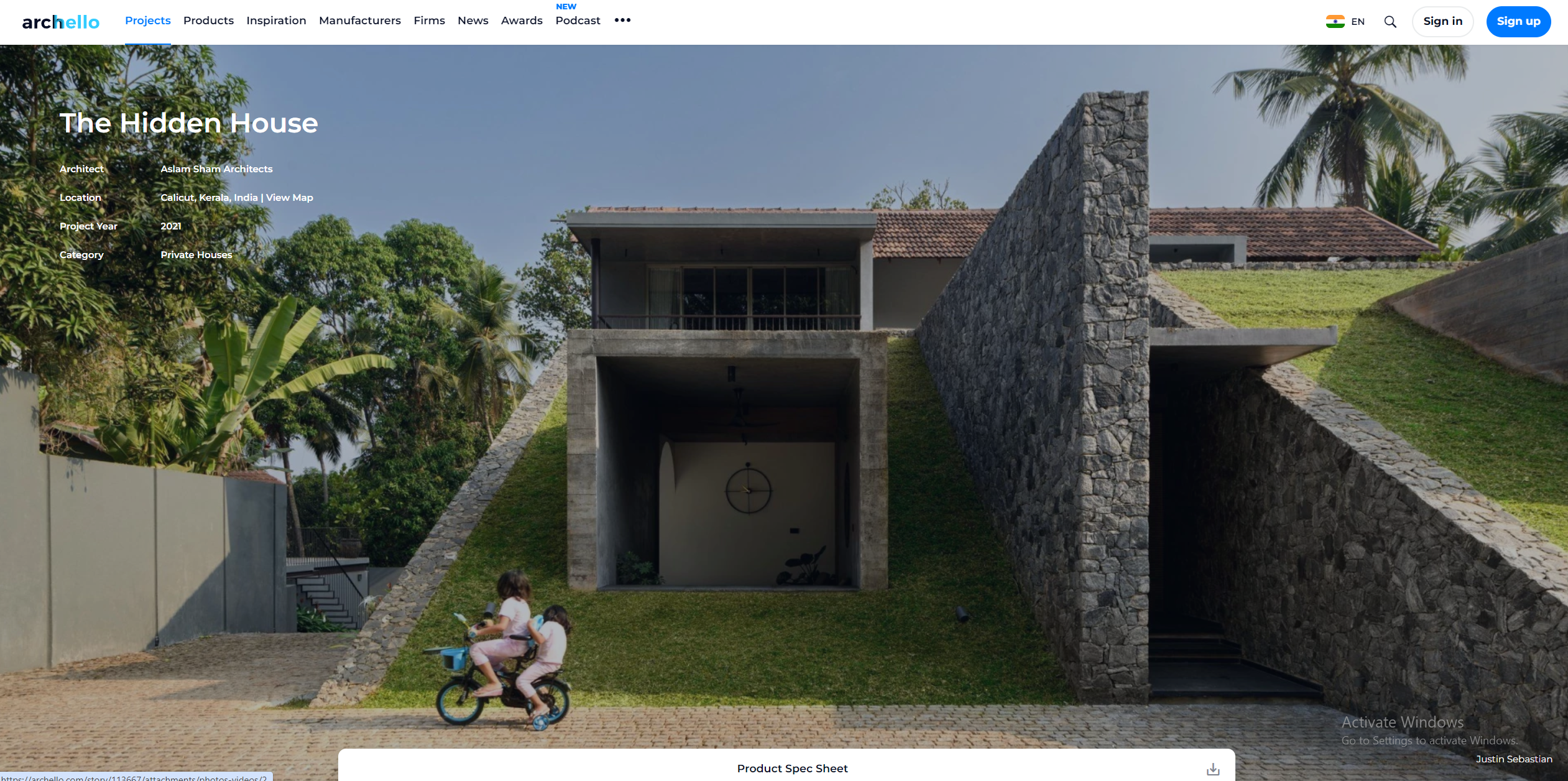 hidden house | archello