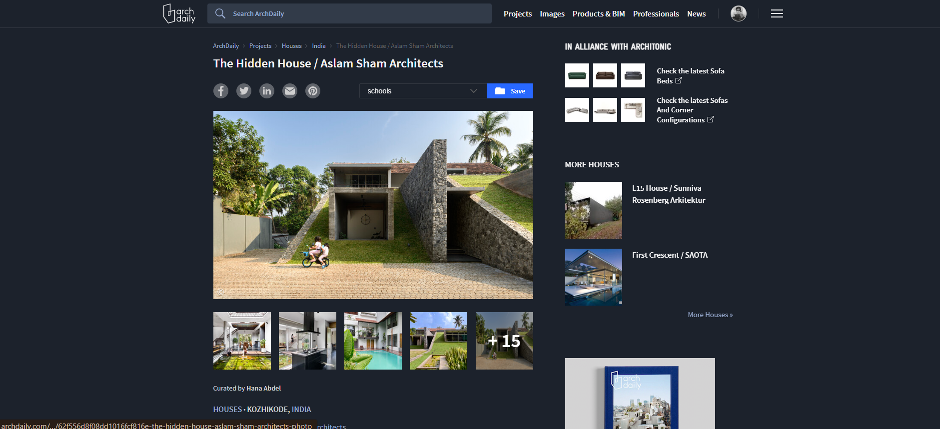 hidden house | archdaily
